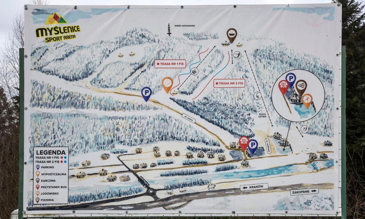 Sloneczny Chelm - Apartamenty W Gorach, Prywatna Sauna Jacuzzi Balia W Cenie, Spa, Grill, Stok Narciarski Myslenice, Sciezki Rowerowe, Rzeka Raba, Widok Na Tatry Eksteriør bilde